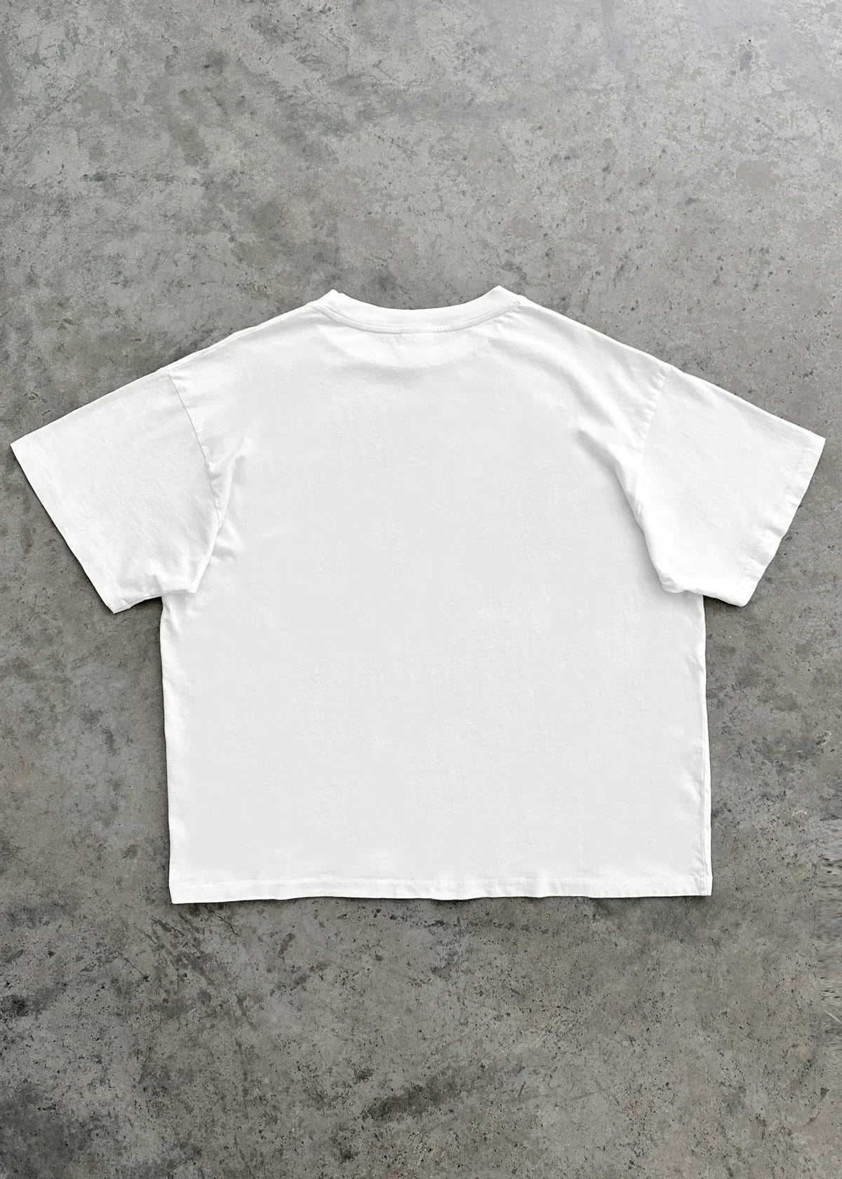 BLANKSSSS B+W TEE - WHITE